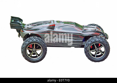 Radio controlled sport car isolated on a white background. Stock Photo