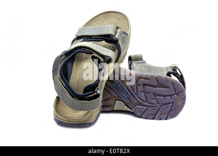 Summer footwear isolated on a white background Stock Photo
