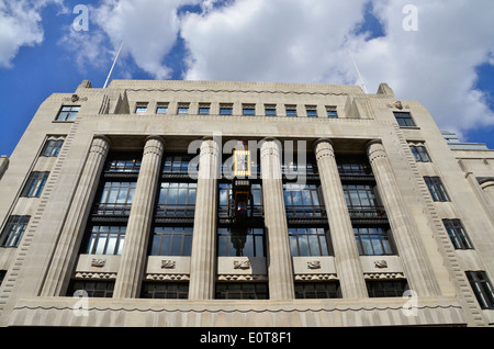 The former Daily Telegraph building on Fleet Street, London, England Stock Photo