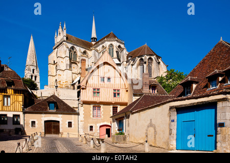 Auxerre, Burgundy, France Stock Photo