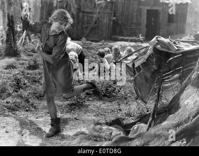Mary Pickford, on-set of the Silent Film, 'Sparrows', 1926 Stock Photo