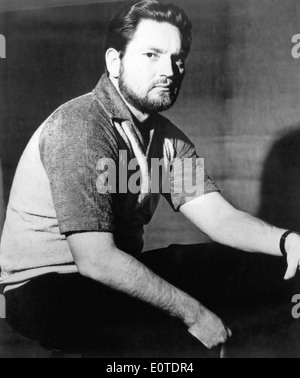 Willie Nelson, American Country Music Singer-Songwriter and Activist, Portrait, circa late 1950's Stock Photo