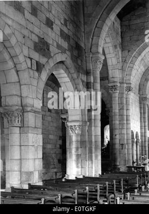 Igreja de São Pedro de Rates, Póvoa de Varzim, Portugal Stock Photo