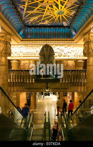 The Egyptian Escalator - Harrods Department Store - London Stock Photo