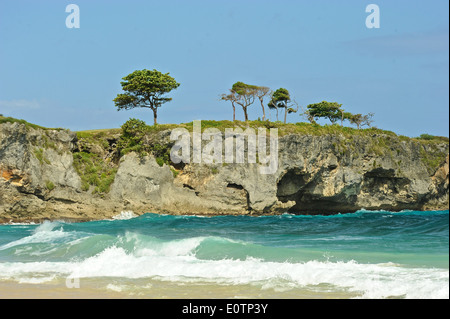 The Playa Grande, North Coast of The Dominican Republic Stock Photo