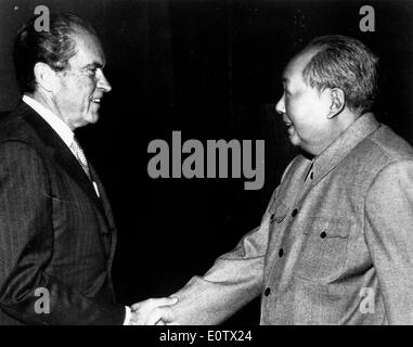 President Richard Nixon shaking hands with evangelist Billy Graham in ...