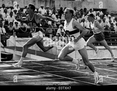 Sprinter Armin Hary competing in a race Stock Photo