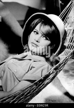 Brigitte Bardot in a scene from 'The Support on the Neck' Stock Photo