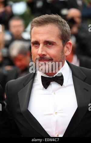 Actor Steve Carell attends the premiere of 'Foxcatcher' during the 67th Cannes International Film Festival at Palais des Festivals in Cannes, France, on 19 May 2014. Photo: Hubert Boesl /dpa -NO WIRE SERVICE- Stock Photo