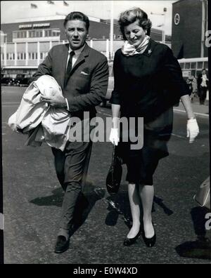 PETER LAWFORD and his wife Pat Kennedy at their Santa Monica home about