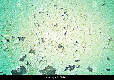 Cracked and peeling paint Stock Photo