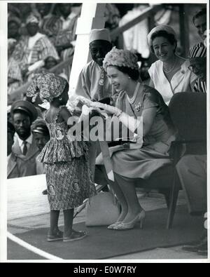 Queen in West Africa, 1961