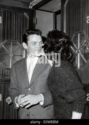 Musician Chet Baker with fiance Carol Jackson Stock Photo