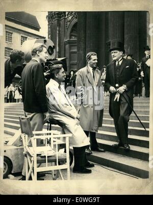 Sep. 09, 1962 - ''Lawrence of Arabia'' Filmed on St. Paul's Steps The unit filming ''Lawrence of Arabia'' moved on to the steps Stock Photo