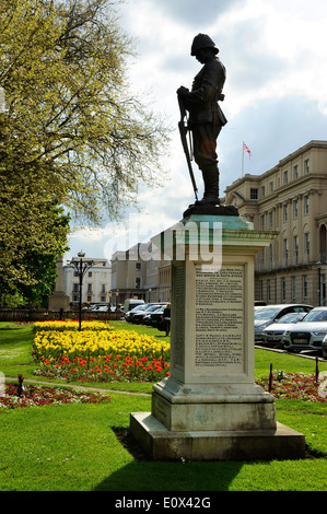 War memorial The Long Garden in front of the Municipal Offices, The Promenade, Cheltenham, Gloucestershire, England Stock Photo