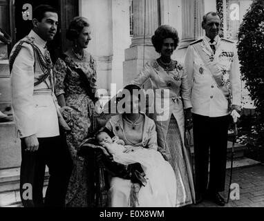 The christening of Princess Alexia of Greece and Denmark Stock Photo