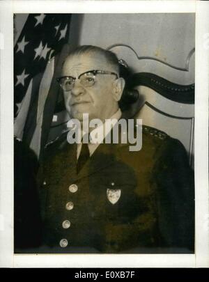 Mar. 03, 1966 - TURKEY'S NEW PRESIDENT GENERAL OEVDNT SUNAY PHOTO SHOWS:- GENERAL CEVDET SUNAY 66, Political Moderate, Elected President of Turkey, replacing Genral Cemal Gurael, 70, who is gravely ill. Stock Photo