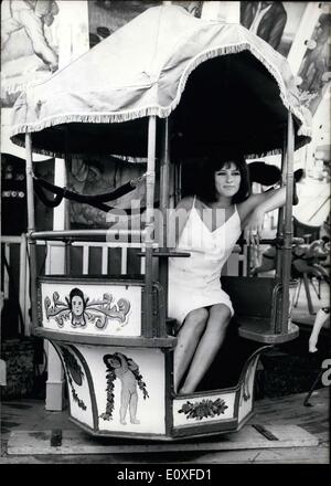 Aug. 08, 1966 - 21 year-old Essy Preston : An actress from Sweden, came to Hamburg in order to participate in the first German performance of her film ''I -- a Woman''. On that occasion she also intends to examine German's men. At the ''Hummer fest'' a famous fair, taking presently place in Hamburg with roundabouts go-kart-courses, show-tails and rifle-ranges, she enjoyed herself very much, as can be seen on our picture. Stock Photo