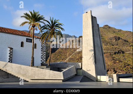 Plaza de España, Sacred Museum and Plaza of Spain in Adeje, Tenerife. Stock Photo