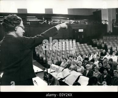 Jun. 06, 1968 - Women's Conference on equal rights in industry held at Friends House.: Some of the women machinists from Ford's Stock Photo