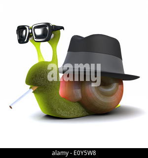 cigarette snail Why Death By A Is One Of The Worst Ways To Die 3d render of a snail