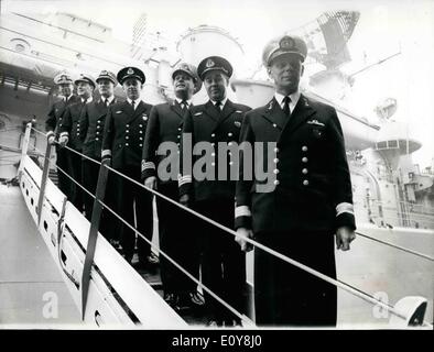 Feb. 02, 1969 - NATO Standing Naval Force Ships Pay first visit to Britain: Warships of the Nato -Standing Naval Force Atlantic Stock Photo