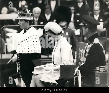 Jul. 07, 1969 - Royal Investiture: In Caernarvon Castle, Wales, this ...