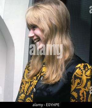 MARIANNE FAITHFUL UK pop singer in 1966. Photo Tony Gale Stock Photo