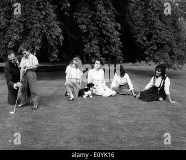 Aug 05, 1970 - London, England, United Kingdom - DAVID ORMSBY-GORE, 5th Baron Harlech. William David Ormsby-Gore, 5th Baron Stock Photo