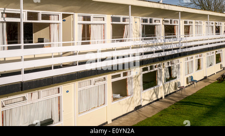 Chalets at Pontins Holiday Park, Camber Sands, Camber, East Sussex, Britain. Stock Photo