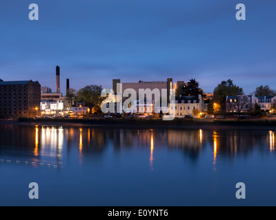 Europe, UK, England, London, Mortlake riverfront Stock Photo