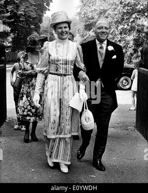 Actor Richard Attenborough with wife Sheila Sim Stock Photo