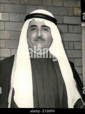Jan. 25, 1972 - Ruler of Sharjah is Killed: Photo Shows Shekh Khalid Bin Muhamad Al Qasimi, Ruler of the Persian Gulf Sate of Sharjah, who was murdered in his palace today in an attempted coup led by his cousin and 18 followers. Stock Photo