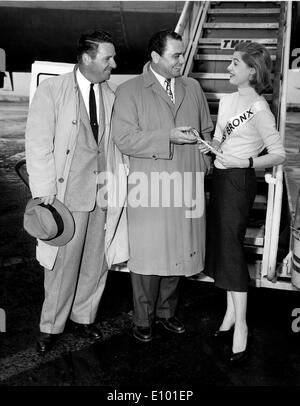 Actor Ernest Borgnine receives key to the Bronx Stock Photo