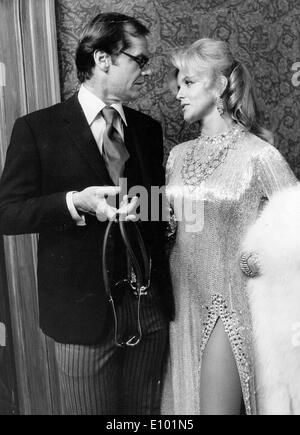Actors Ann-Margret and Jack Nicholson in Tommy Stock Photo