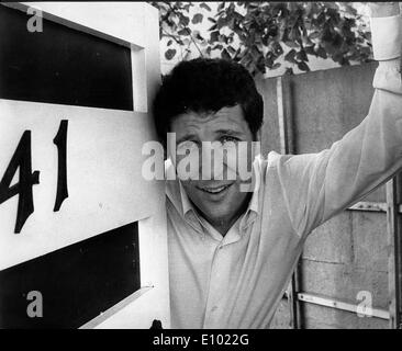 Singer Tom Jones at his house Stock Photo