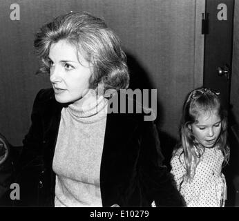 Actress Joanne Woodward at ballet premiere Stock Photo