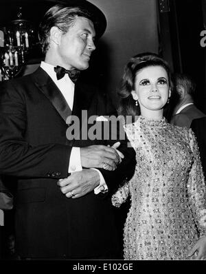 Actress Ann-Margret at after party with Roger Smith Stock Photo