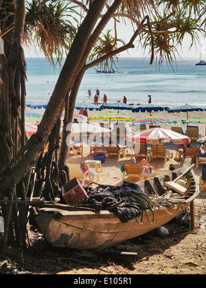 Boat on Kata Beach, Phuket, Thailand Stock Photo