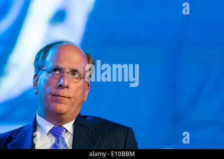 Washington DC, USA. 20th May 2014. Laurence D. Fink, Chairman and CEO of BlackRock, speaks during the General Membership Meeting of the Investment Company Institute in Washington, D.C. on May 20, 2014. Credit:  Kristoffer Tripplaar/Alamy Live News Stock Photo