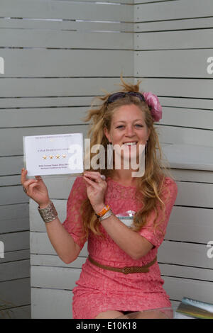 Chelsea,20th May 2014, Matt Maddocks, 4 star tradestand award winner at the RHS Chelsea Flower Show 201 Credit: Keith Larby/ALamy Live News Stock Photo