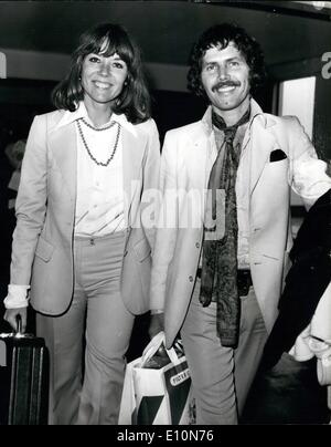 Actress Diana Rigg at Heathrow airport with her husband Menachem ...