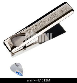 Pickmaster guitar plectrum cutter Stock Photo - Alamy