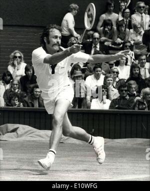 John Newcombe In Action At Tennis Tournament In Carlsbad, California In ...