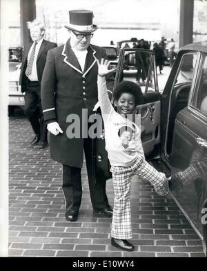 May 05, 1974 - Five Year Old Superstar in London. Pop star and actor ...