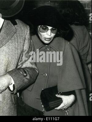 Jan. 01, 1975 - Actress in court battle over her baby daughter : actress Vivian venture appeared at the west London domestic court today claiming that millionaire and former city financier, john Bentley, is the father of her 10-months-old baby daughter Scheherazade. Mr. Bentley has denied this claim. photo shows Actress Vivian venture pictured after today's court hearing. Stock Photo