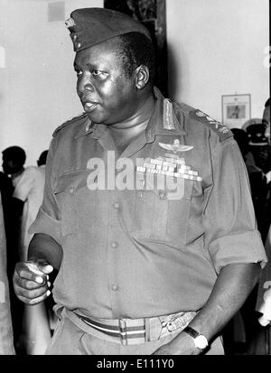 Jan. 01, 1975 - File Photo: circa 1970s, location unknown. IDI AMIN DADA OUMEE .1925 – 16 August 2003), commonly known as Idi Stock Photo