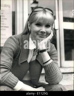 Apr. 23, 1975 - Susan Hampshire To Star In ''As You Like It'': Actress Susan Hampshire is to star as Rosalind in the Dolphin Theatre Company production of ''As You Like It'', directed by John David at the Shaw theatre, Euston Road, on June 4th. Photo shows Susan Hampshire pictured outside the Shaw Theatre today. Stock Photo