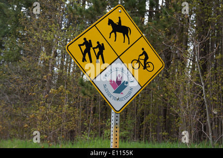 hiking trail Stock Photo