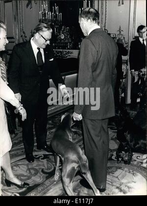 Mar. 22, 1976 - US Vice President Nelson Rockefeller and Giscard d'Estaing Stock Photo